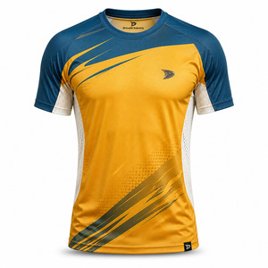 Own Design Sports Top Personalized Padel Teamwear Custom Team Jersey Wholesale Shirts Manufacturer Free Design - Product Image 4