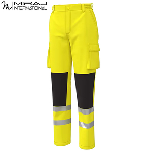 Servicio OEM ODM: Pantalones de Trabajo de Alta Visibilidad Cómodos y Duraderos, Pantalones de Seguridad Reflectantes de Dos Tonos para Trabajadores de Obra - Product Image 2
