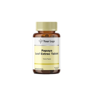 Compléments de santé à base de plantes biologiques les plus vendus : Comprimés d'extrait de feuille de papaye, soutien antioxydant, prix compétitif Inde - Product Image 1