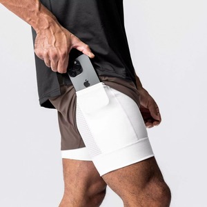 <b>Men</b> Solid Color Drawstring Shorts Regular Fit Stretch Knitted Spandex Polyester Swim <b>Trunk</b> - Product Image 2