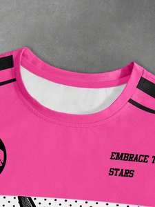 Camiseta de malla extragrande personalizada estilo jersey con estampado gráfico y número, proveedor mayorista de ropa urbana - Product Image 4