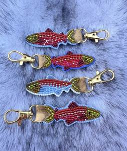 Artisan Handmade Embroidery Beaded <b>Keychain</b> Elegant Beadwork Key Ring Accessory Decorative Embroidery Beaded <b>Keychain</b> Handmade F - Product Image 6
