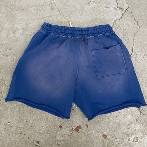Pantalones Cortos de Lona Personalizados para Hombre, Transpirables, Elásticos, con Logotipo, Lavado Ácido, 5 Pulgadas de Entrepierna, Estilo Casual Urbano, de Alta Calidad - Product Image 3