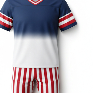 Custom Made Sublimated American Football Uniform Breathable <b>Mesh</b> Gridiron Jersey Heavy Duty Football <b>Pants</b> Set Kits - Product Image 2