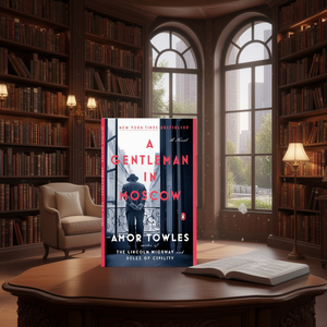 Un gentleman à Moscou par l'auteur Amor Towles, impression de livre broché personnalisé à couverture souple - Product Image 3