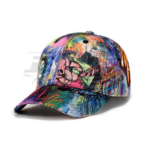 Casquette de baseball sportive sur mesure de haute qualité 100% polyester, 6 panneaux, respirante, séchage rapide, impression par sublimation, logo, casquette snapback - Product Image 6