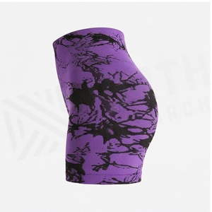 Short de yoga imprimé taille haute North Approach, extensible dans quatre directions, en Spandex et Polyester, pour femme - Product Image 3