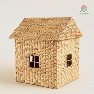 <b>Water</b> hyacinth basket <b>container</b> toys clothes storage woven hamper baskets baby room decoration - Product Image 1