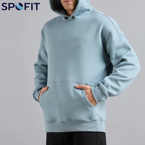 Sudadera con Capucha Oversize de Algodón para Hombre, Estilo Urbano, con Logotipo Personalizado, Venta Caliente 2026 - Product Image 2