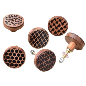 Exclusive decorative Wooden Furniture Wooden <b>Knob</b> Furniture Decorative Durable Wardrobe Drawer Cabinet Handle Wooden <b>Knob</b> - Product Image 3