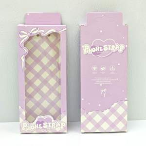 Factory Direct Fashion Recycled Paper <b>Box</b> Universal Phone Strap Packaging <b>Box</b> - Product Image 4