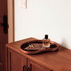 Bandeja de madera navideña para servir, bandeja decorativa de madera navideña, bandeja de madera navideña para café, bandeja de madera navideña para desayuno - Product Image 4