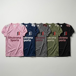 Maillot de football américain rose pour homme, col en V, manches courtes, maille respirante, coupe ajustée, vêtements pour adultes - Product Image 5