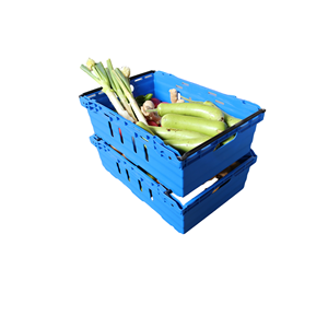 Plastic Bale Arm <strong>Crates</strong> for Fruits and Vegetables <strong>Folding</strong> Fruit Basket - Product Image 5