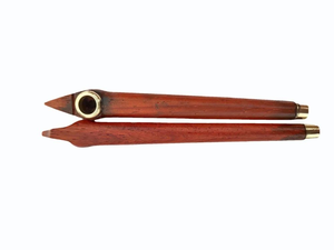 FAIZA CRAFT Pipa de Fumar de Madera Tradicional Clásica Vintage, Hecha a Mano, Ecológica, Portátil, Reutilizable, con Acabado Esmerilado - Product Image 1