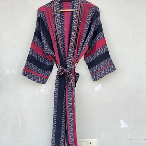 Kimono de seda Sari para mujer, kimono de seda, hecho a mano kimono, Bata - Product Image 1