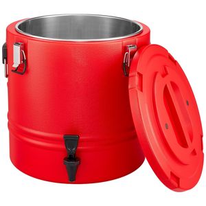 Dispenser Termico Isolato per Bevande da 8 Galloni/30,3L, Contenitore Refrigerante per Alimenti con Rubinetto, Erogatore per Bevande Calde/Fredde - Product Image 1