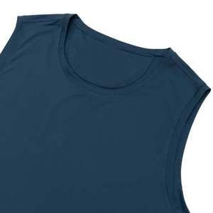 Nouveauté : Débardeur Sportif Personnalisé avec Logo, 100% Coton, Séchage Rapide, pour Hommes, Finition Teinte Unie - Product Image 3