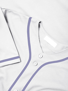 Uniforme de baseball personnalisé pour hommes, femmes et adultes, col en V, séchage rapide, vêtements de baseball, impression par sublimation, respirant, maillot de baseball OEM - Product Image 6