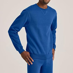 Sweat-shirt classique pour homme en molleton mi-lourd, col rond, confortable, mélange de coton, pull chaud, streetwear décontracté, mode - Product Image 5