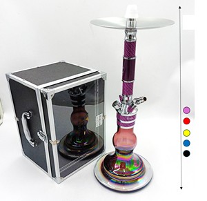 Ensemble de chicha de luxe en acier inoxydable SHISHA YUOTO 223-AZ-AL |   Design moderne, vente en gros exclusive et approvisionnement mondial haut de gamme - Product Image 3