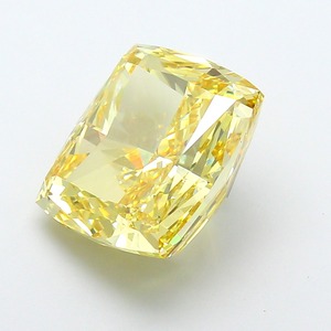 Diamant de luxe B2B 11,06 CT Jaune intense fantaisie taille coussin modifiée VS1 EX CVD, cultivé en laboratoire, en vrac, en stock, vente en gros - Product Image 3