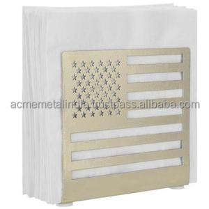 Porte-serviettes en métal en laiton avec design décoratif Parfait pour le stockage de papier de soie de haute qualité dans les hôtels et restaurants - Product Image 4