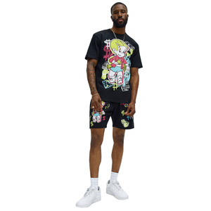 Nouvelle collection tendance : ensemble été homme, style décontracté et streetwear, t-shirts et shorts de qualité supérieure pour homme, en vente au prix de gros. - Product Image 3