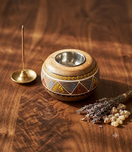 Brûleur d'encens moderne en métal, décoratif, nouvelle arrivée, Mabkhara, porte-bakhoor, brûleur d'oud, parfum d'intérieur, cadeau de Ramadan, décoration pour l'Aïd - Product Image 3