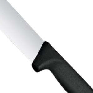 Cuchillo de Carnicero de 31 cm, Acero Inoxidable, Hoja Ancha y Afilada, Cuchillo Profesional para Cortar y Rebanar Carne con Mango Ergonómico Negro Antideslizante - Product Image 2