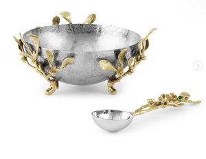 Mistletoe Small Dish Spoon Decorative Serving <b>Bowl</b> with Spoon for <b>Snacks</b> Condiments Dry Fruits Festive Table Decor - Product Image 2