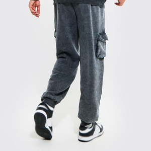 Custom Manufacturer <b>Oversized</b> Men's Pants Washed Sun Faded Vintage Men Acid Wash <b>Joggers</b> in Reasonable Prices at Low MOQ - Product Image 4