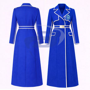 Manteau en laine de haute qualité pour femmes Zeta Phi Beta ZPB Sorority, trench-coat ceinturé, manteau long en laine, pour les membres de la sororité ZPB - Product Image 3