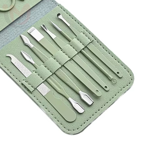 12-Piece Luxurious Professional Manicure <b>Kit</b> Stainless Steel 5-in-1 <b>Nail</b> Clipper Cuticle Scissors Nipper Pusher Beauty Box - Product Image 2