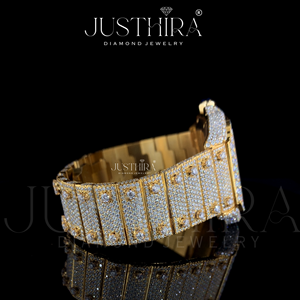 Reloj de Pulsera de Diamantes de Lujo Premium para Mujer, Diseño Delgado, Movimiento de Cuarzo, Elegancia Diaria, en Venta - Product Image 4