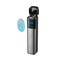 Briquet électronique à double arc rechargeable Serigs, coupe-vent, de qualité supérieure, pour fumer des cigarettes, luxueux et portable