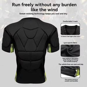 Camiseta Deportiva Acolchada de Alto Rendimiento para Hombre, Camiseta Deportiva Acolchada de Primera Calidad - Product Image 2