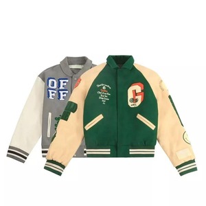 Nouvelle arrivée veste de baseball universitaire pour hommes veste universitaire polaire d'hiver personnalisée support bonne qualité style tendance pour une utilisation en extérieur - Product Image 3