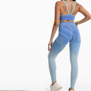 Vêtements de sport en ligne en promotion : Ensemble de yoga fabriqué au Pakistan pour femmes, vente en gros d'ensembles de yoga pour femmes - Product Image 2