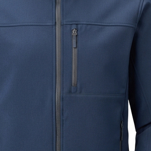 Chaqueta Softshell Azul Marino para Hombre, Nueva Moda 2026, Manga Larga, Cierre Completo, Ropa Deportiva Casual para Exteriores, Logotipo Personalizado - Product Image 5