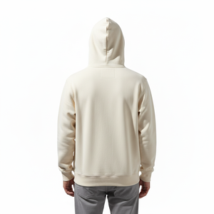 Sweat à capuche de haute qualité 380 g/m² coupe classique, logo personnalisé, vierge, unisexe, automne, 100 % coton molletonné, écologique et respirant - Product Image 3