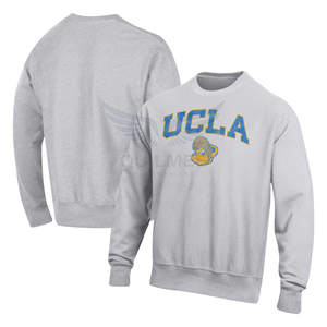 Sweat-shirt à col rond personnalisé avec logo, unisexe, en coton et polyester, polaire, pull-over, respirant, coupe-vent, brodé, imprimé - Product Image 6