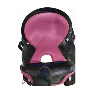 Selle Western en Cuir Faite à la Main WWHSO575 pour Enfants, Arceau en Bois, Quincaillerie Nickelée, Siège Confortable - Product Image 3