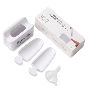 Nail Art Dipping Powder Glitter Saver Catcher Bandeja de reciclaje Estuche de almacenamiento Caja de colección de polvo de <span class=keywords><strong>uñas</strong></span> para herramienta de Arte de <span class=keywords><strong>uñas</strong></span> - Product Image 1