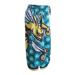 <b>Men's</b> Summer Workout Running Shorts Printed Logo Nylon Gymnastics Clothing Collectible Swimming <b>Trunks</b> - Product Image 3