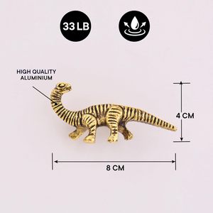 Ganchos de Pared de Aluminio Sólido con Forma de Dinosaurio, Porta Llaves Decorativo para Habitación Infantil, Organizador de Ganchos Colgantes de Pared - Product Image 4