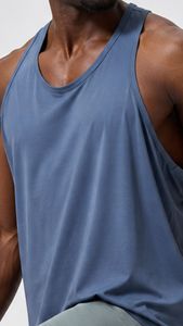 Custom Logo Men's Loose Fit Breathable Sports Active <b>Workout</b> <b>Tank</b> <b>Tops</b> Polyester Light Weight Running Gym Vest - Product Image 5