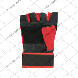 Guantes de gimnasio de medio dedo para hombre más vendidos con muñequera Guantes deportivos para ejercicio físico para levantamiento de pesas - Product Image 3