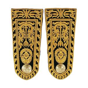 Épaulettes d'uniforme de pilote découpées au laser, brodées, écologiques, de qualité supérieure, avec sangle d'épaule, design et taille personnalisés - Product Image 6