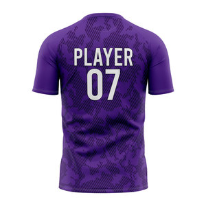 Camisetas de Fútbol Personalizadas para Hombre, 100% Poliéster, Cuello Redondo, Impresión por Sublimación, Antibacterianas, Transpirables, de Secado Rápido - Product Image 3